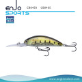 Angler Selecione Fishing Tackle Crankbait Lure com Vmc Treble Hooks (CB0465)